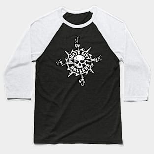 Pirate City Rollers compass Baseball T-Shirt